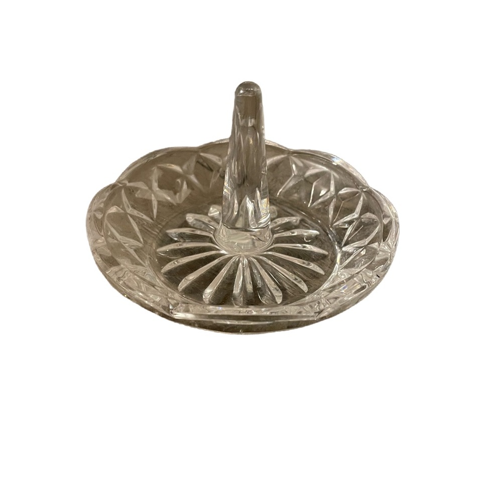 Glass ring dish